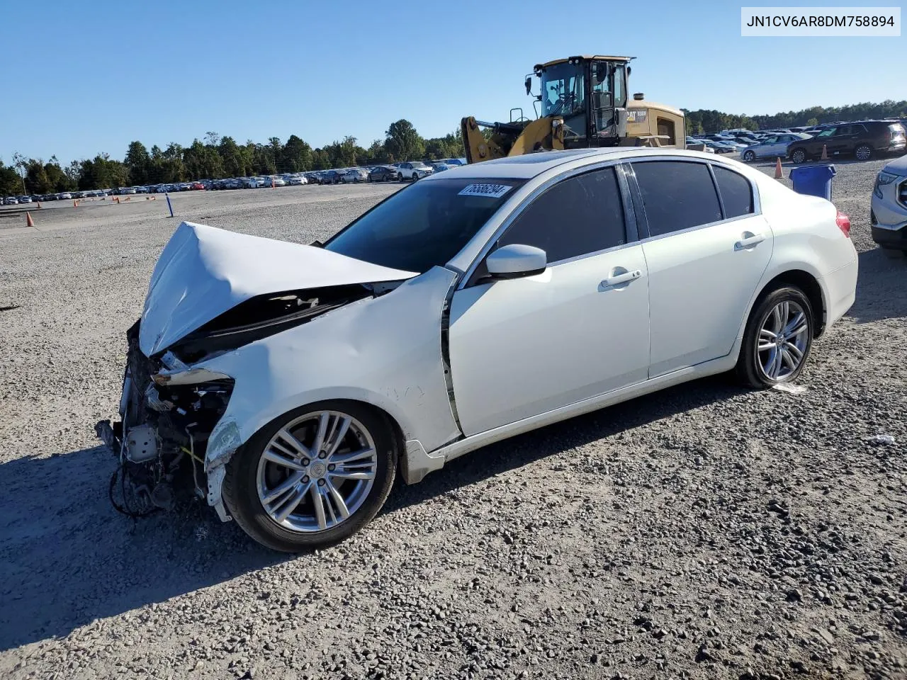 2013 Infiniti G37 VIN: JN1CV6AR8DM758894 Lot: 76586294