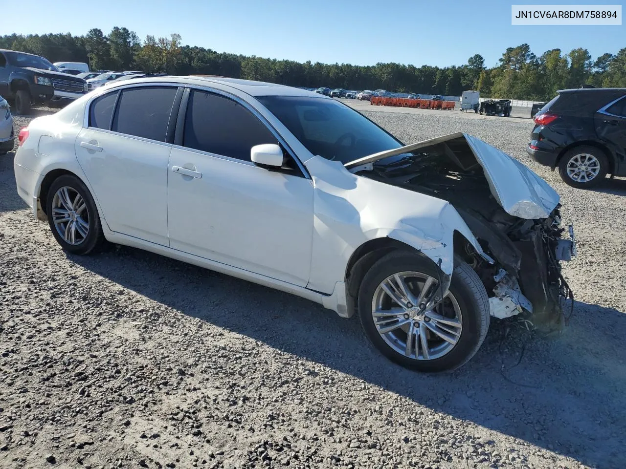 2013 Infiniti G37 VIN: JN1CV6AR8DM758894 Lot: 76586294