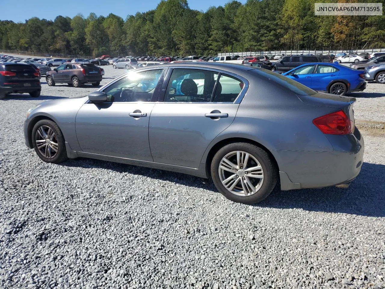 2013 Infiniti G37 Base VIN: JN1CV6AP6DM713595 Lot: 76701724