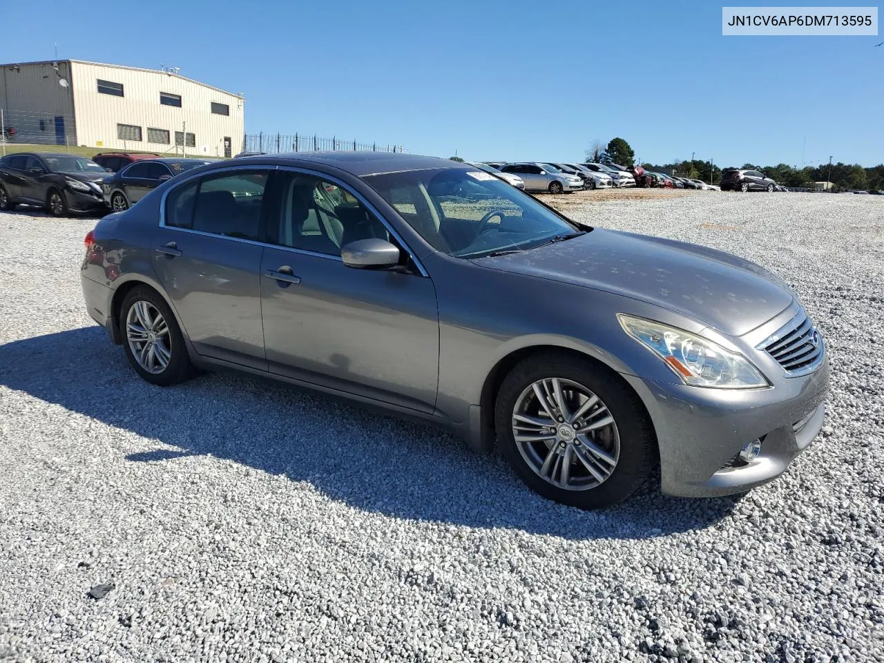 2013 Infiniti G37 Base VIN: JN1CV6AP6DM713595 Lot: 76701724