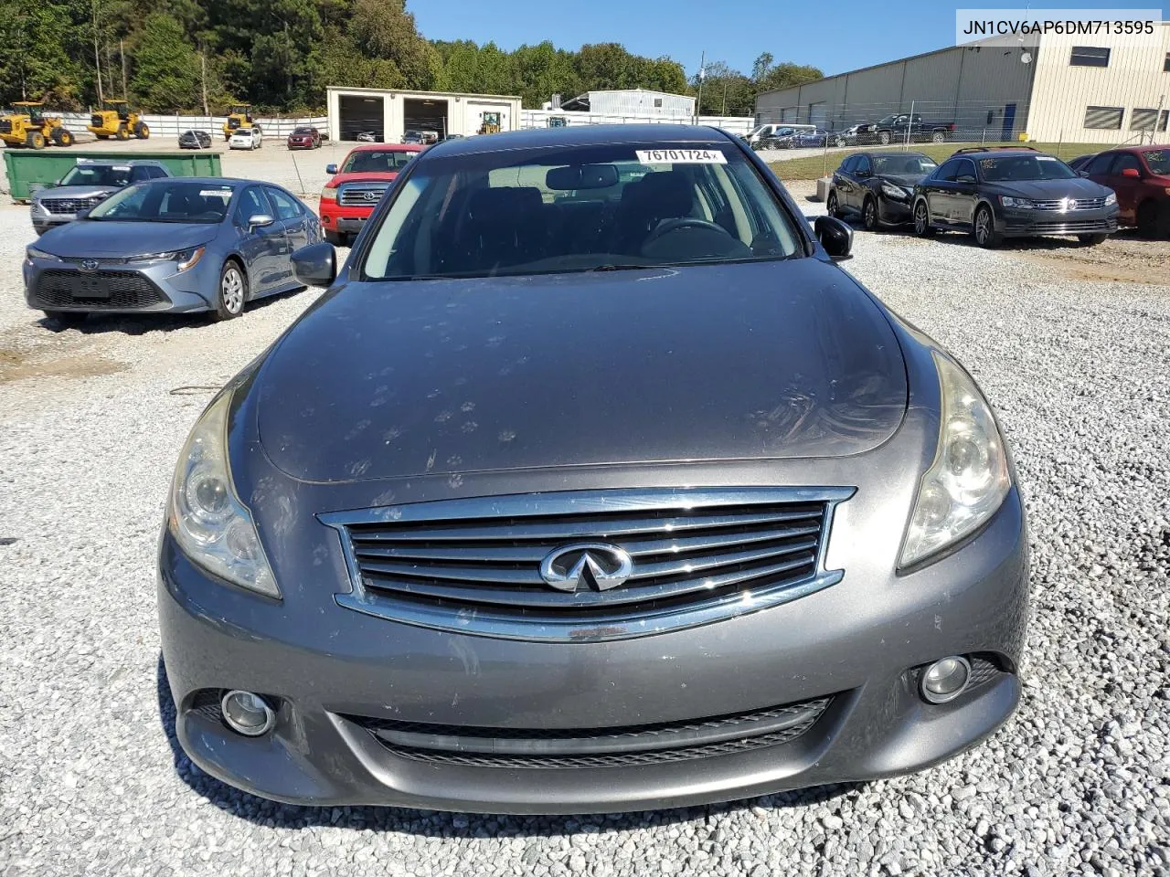 2013 Infiniti G37 Base VIN: JN1CV6AP6DM713595 Lot: 76701724