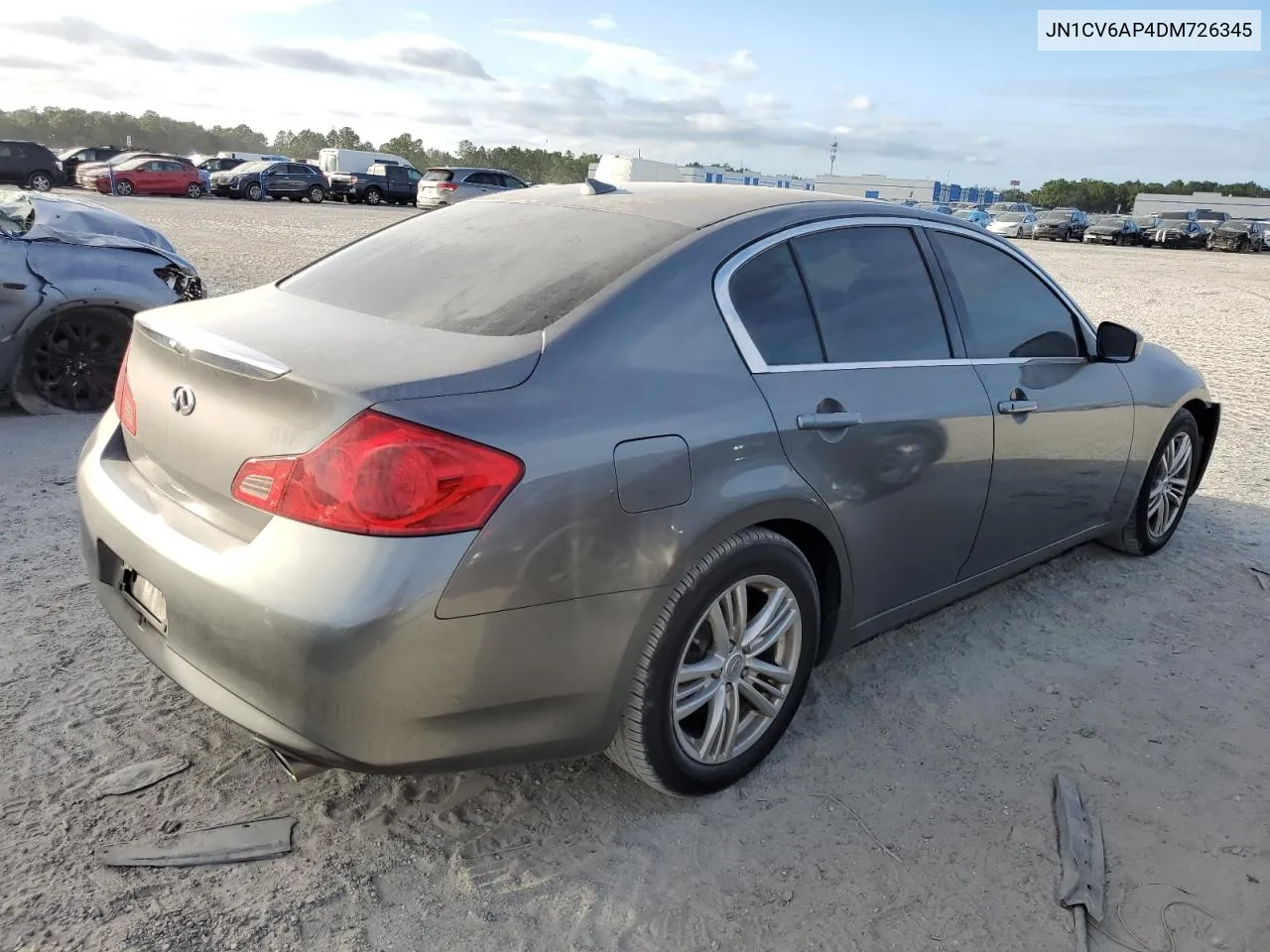 2013 Infiniti G37 Base VIN: JN1CV6AP4DM726345 Lot: 76821734