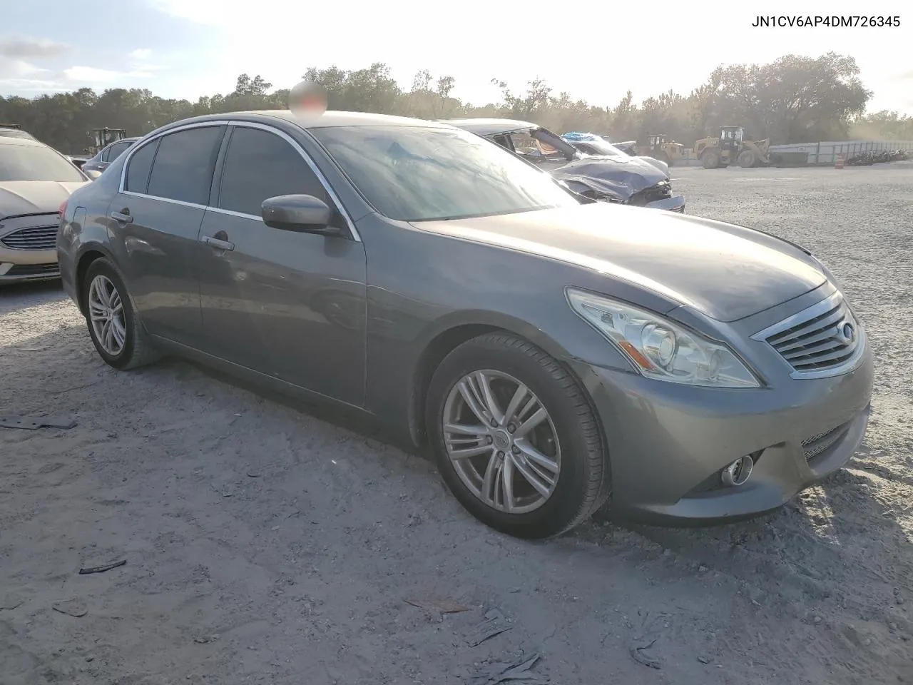 2013 Infiniti G37 Base VIN: JN1CV6AP4DM726345 Lot: 76821734