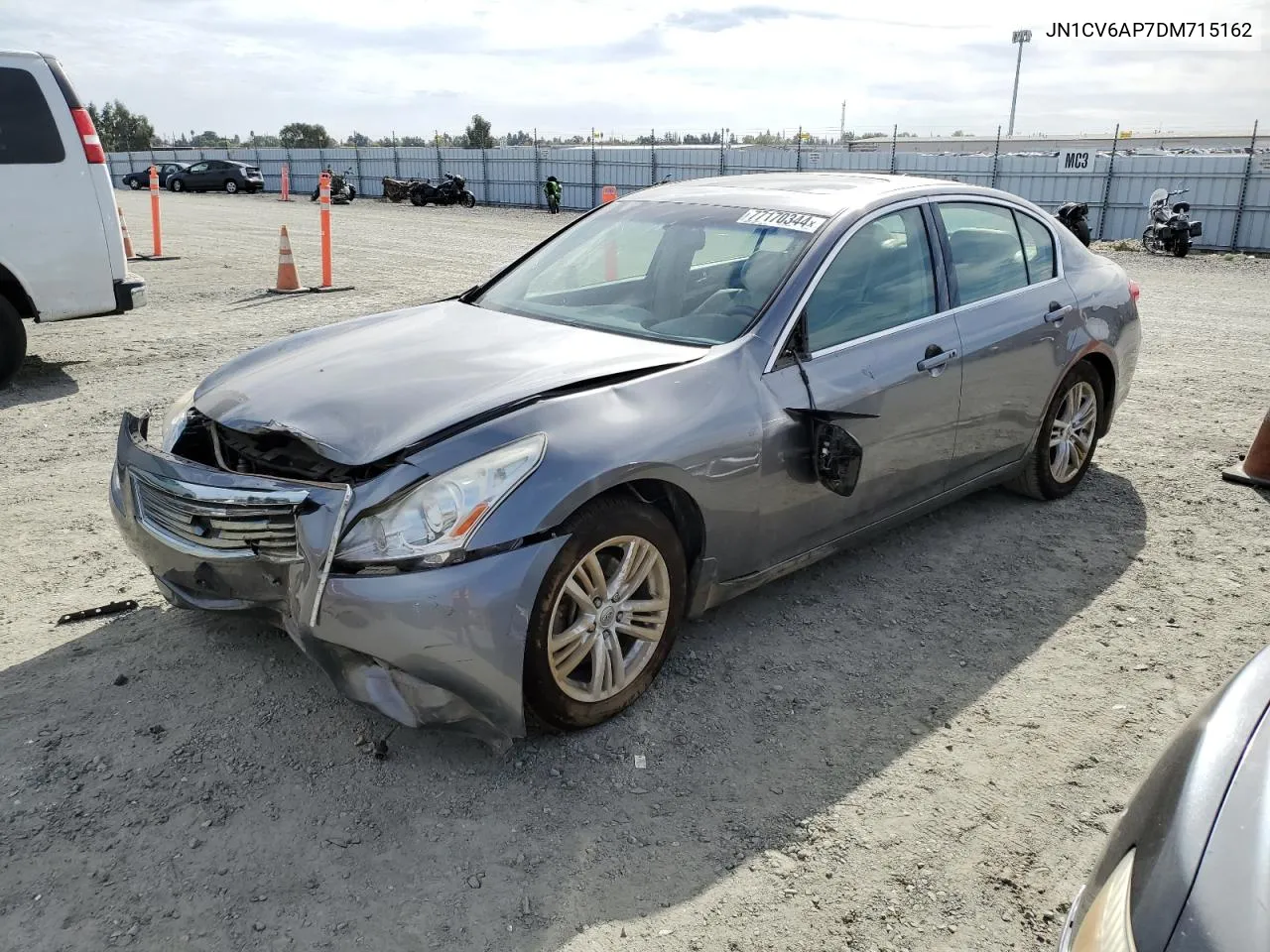 2013 Infiniti G37 Base VIN: JN1CV6AP7DM715162 Lot: 77170344