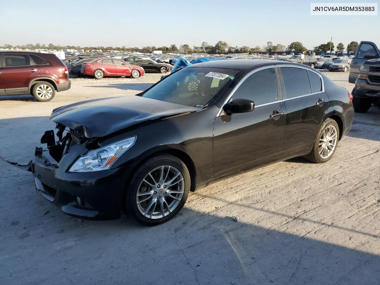 2013 Infiniti G37 VIN: JN1CV6AR5DM353883 Lot: 77377084