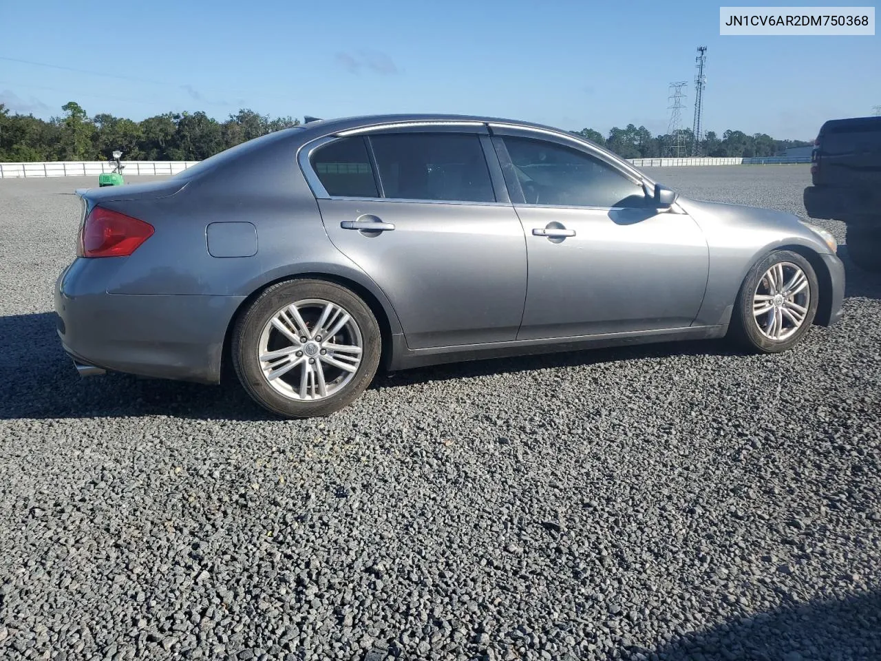 2013 Infiniti G37 VIN: JN1CV6AR2DM750368 Lot: 78309934