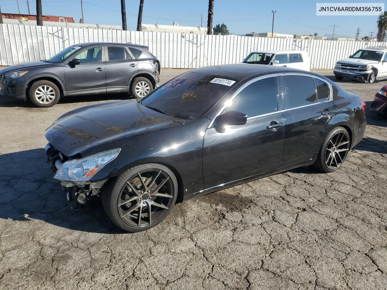 2013 Infiniti G37 VIN: JN1CV6AR0DM356755 Lot: 80161774