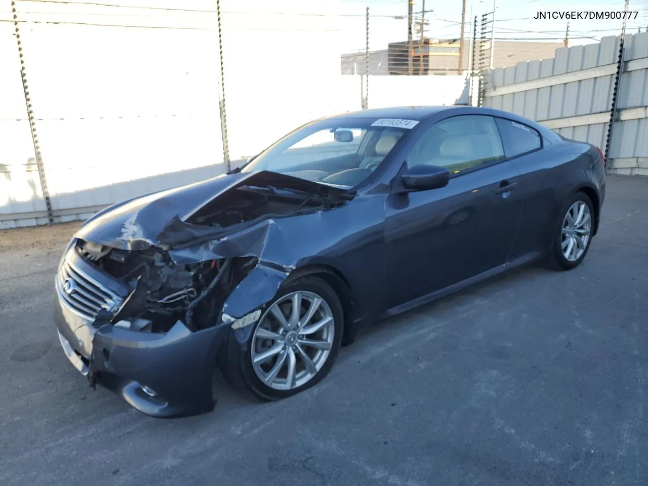 2013 Infiniti G37 Journey VIN: JN1CV6EK7DM900777 Lot: 80163574