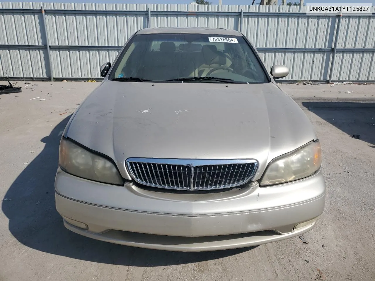 2000 Infiniti I30 VIN: JNKCA31A1YT125827 Lot: 75318564