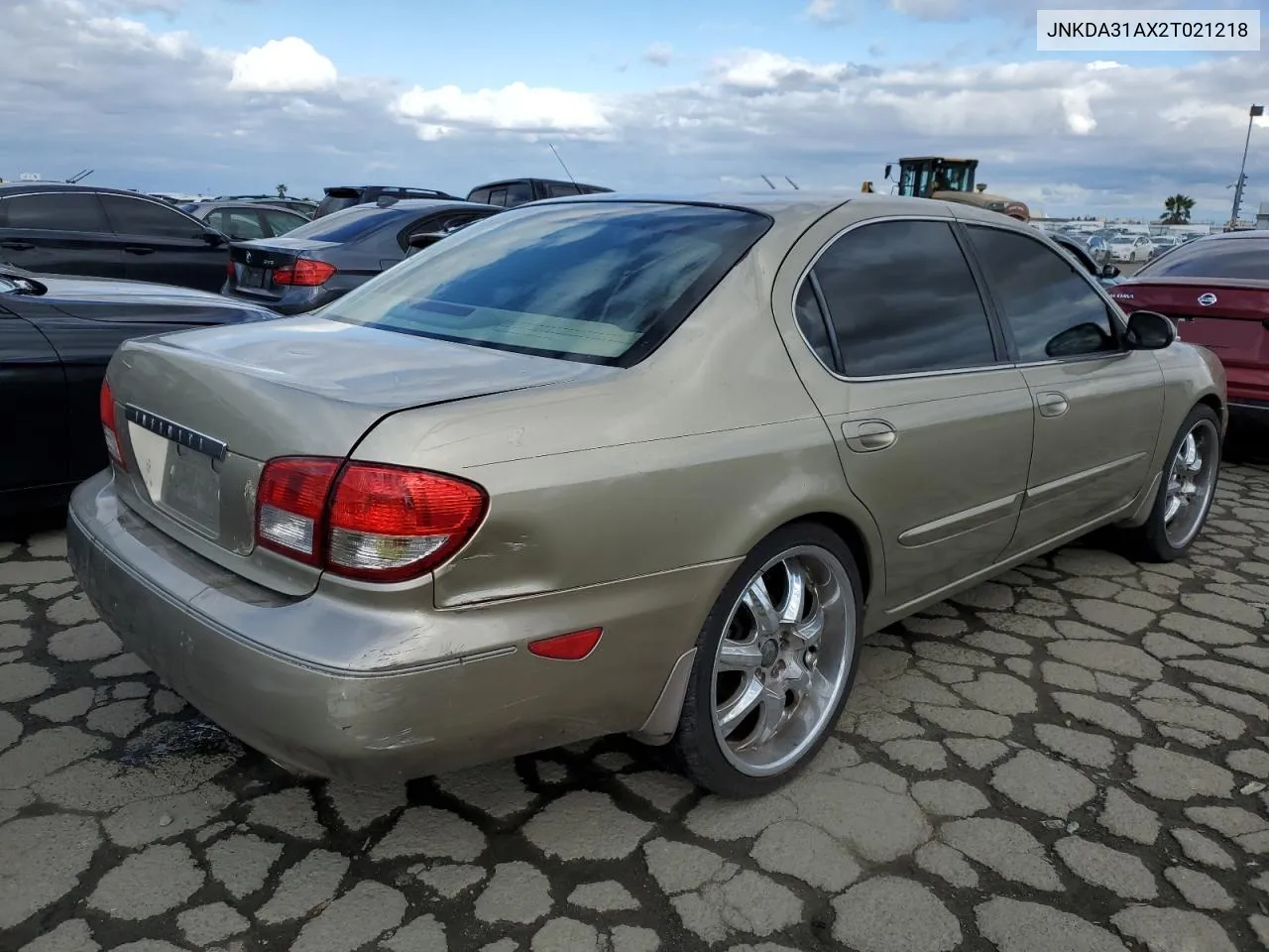 2002 Infiniti I35 VIN: JNKDA31AX2T021218 Lot: 41726484