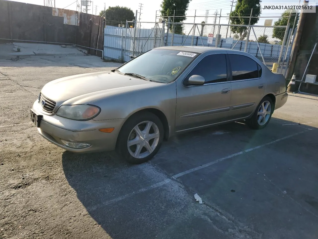 2002 Infiniti I35 VIN: JNKDA31A12T025612 Lot: 71493464