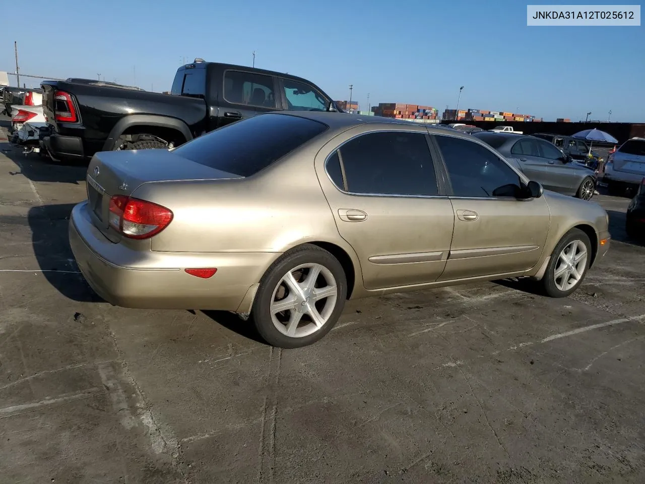 2002 Infiniti I35 VIN: JNKDA31A12T025612 Lot: 71493464