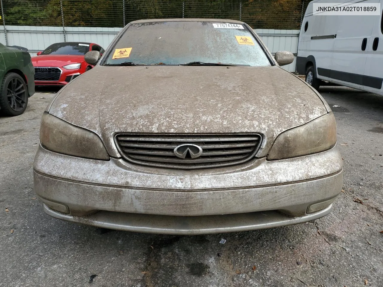 2002 Infiniti I35 VIN: JNKDA31A02T018859 Lot: 77074744