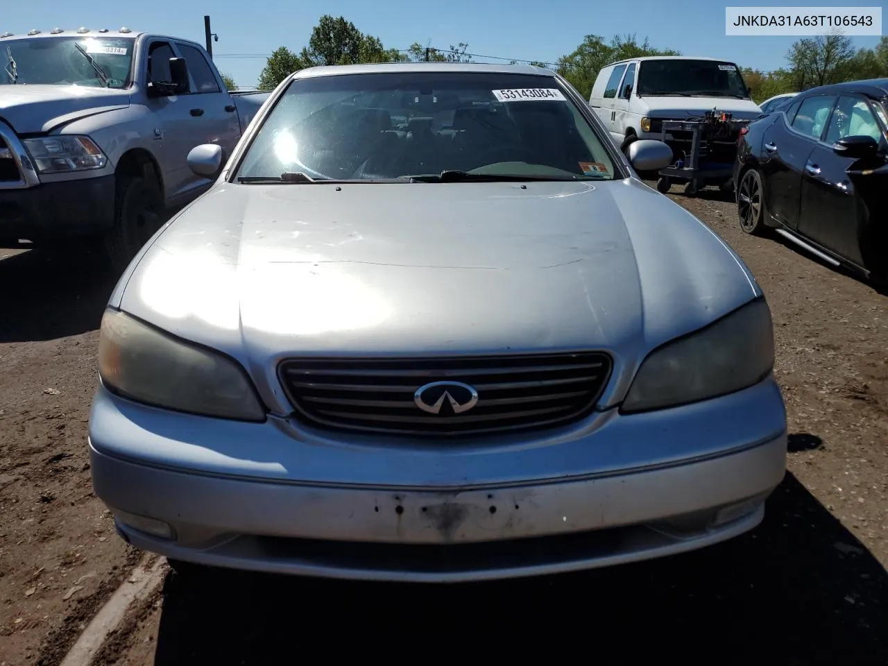 2003 Infiniti I35 VIN: JNKDA31A63T106543 Lot: 53143084