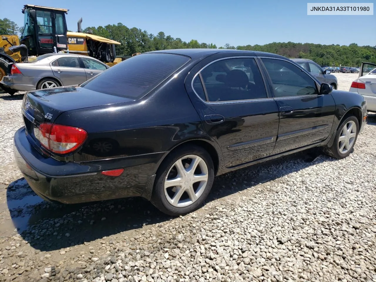 2003 Infiniti I35 VIN: JNKDA31A33T101980 Lot: 58053074