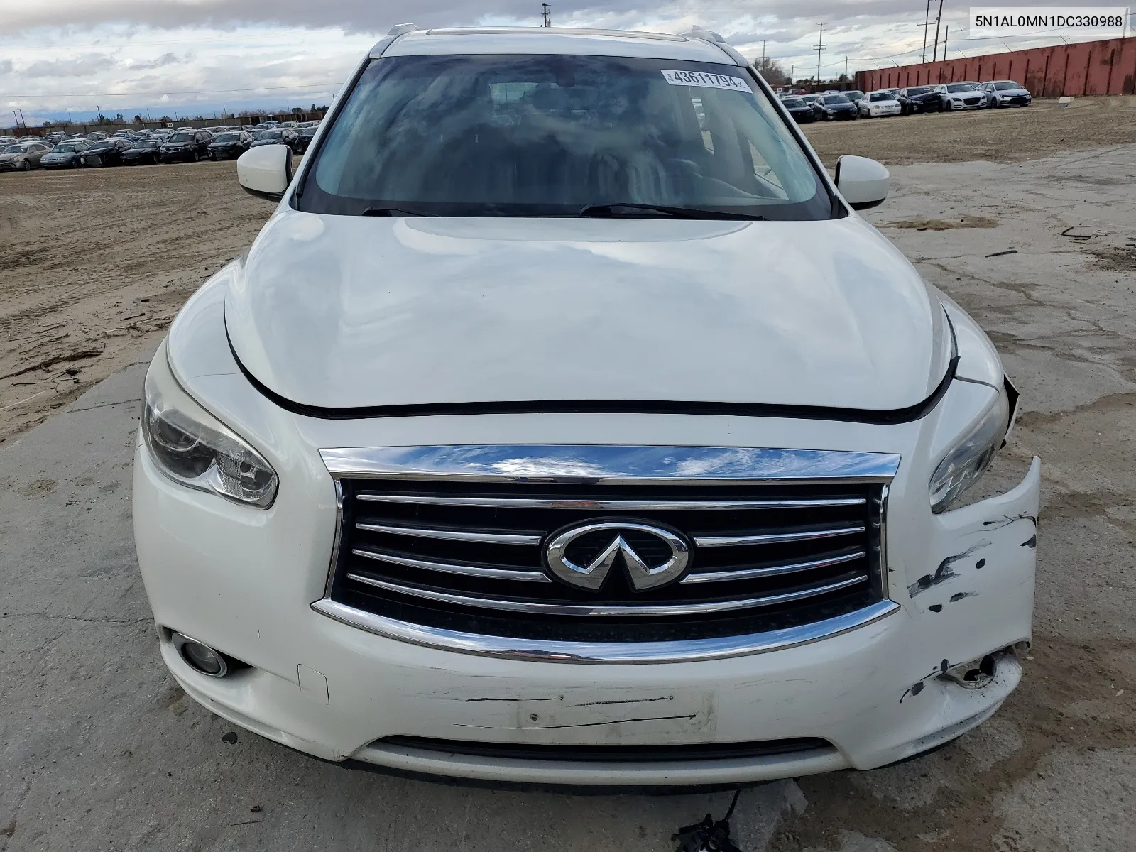 2013 Infiniti Jx35 VIN: 5N1AL0MN1DC330988 Lot: 43611794