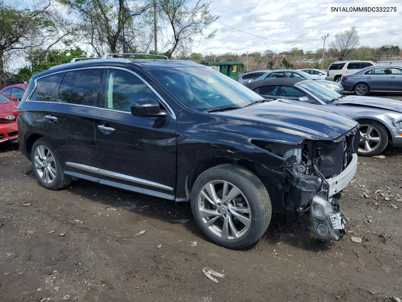 2013 Infiniti Jx35 VIN: 5N1AL0MM8DC332275 Lot: 50817244