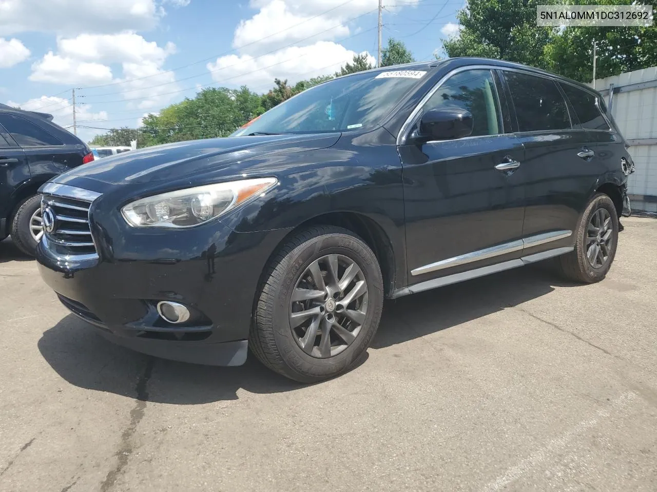 2013 Infiniti Jx35 VIN: 5N1AL0MM1DC312692 Lot: 55180594