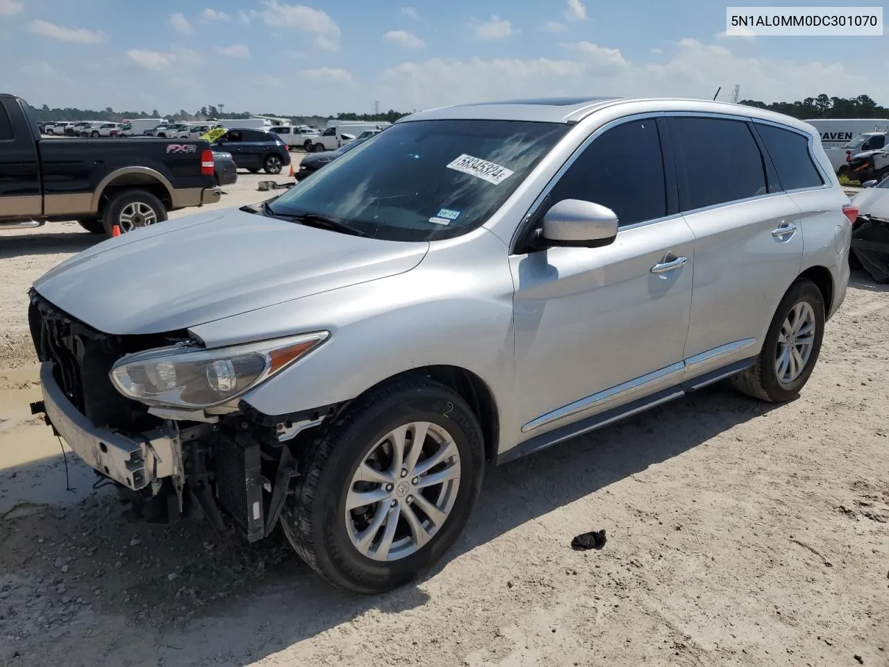 2013 Infiniti Jx35 VIN: 5N1AL0MM0DC301070 Lot: 58345324