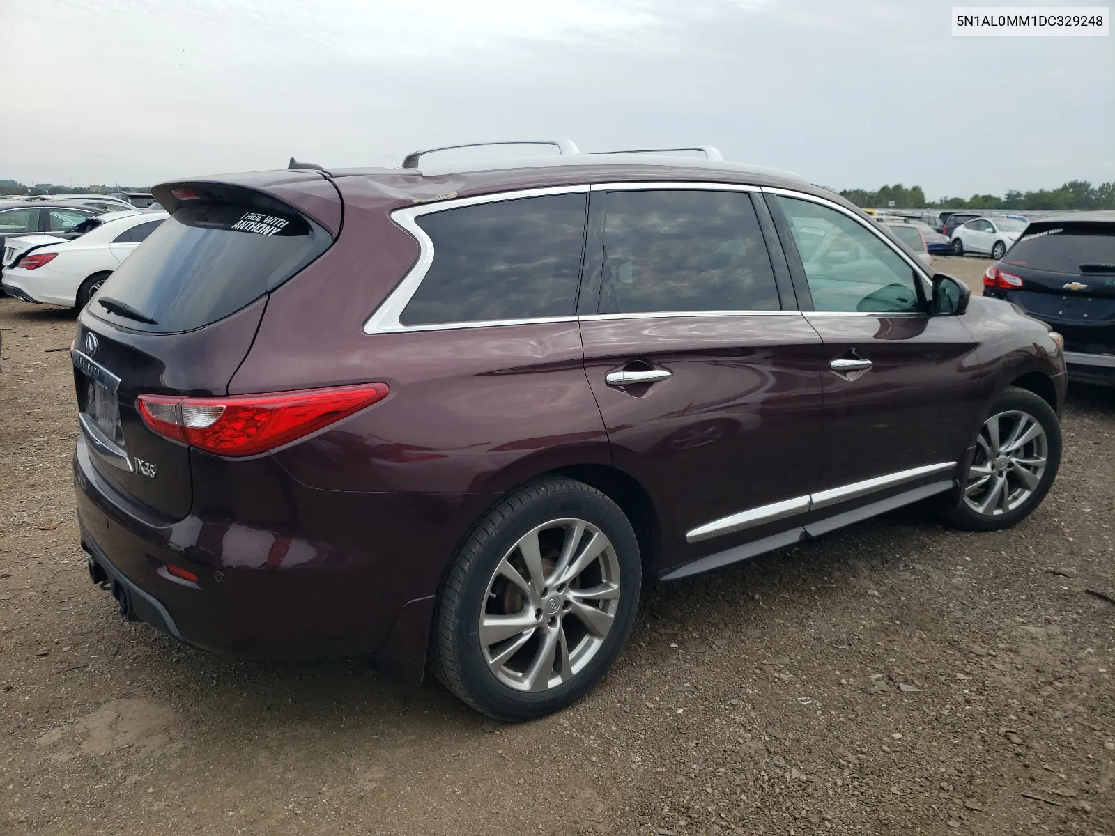 2013 Infiniti Jx35 VIN: 5N1AL0MM1DC329248 Lot: 58764914