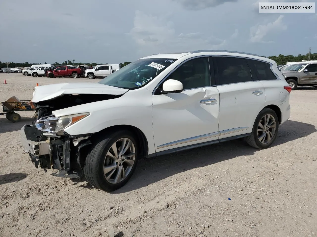 2013 Infiniti Jx35 VIN: 5N1AL0MM2DC347984 Lot: 61501144