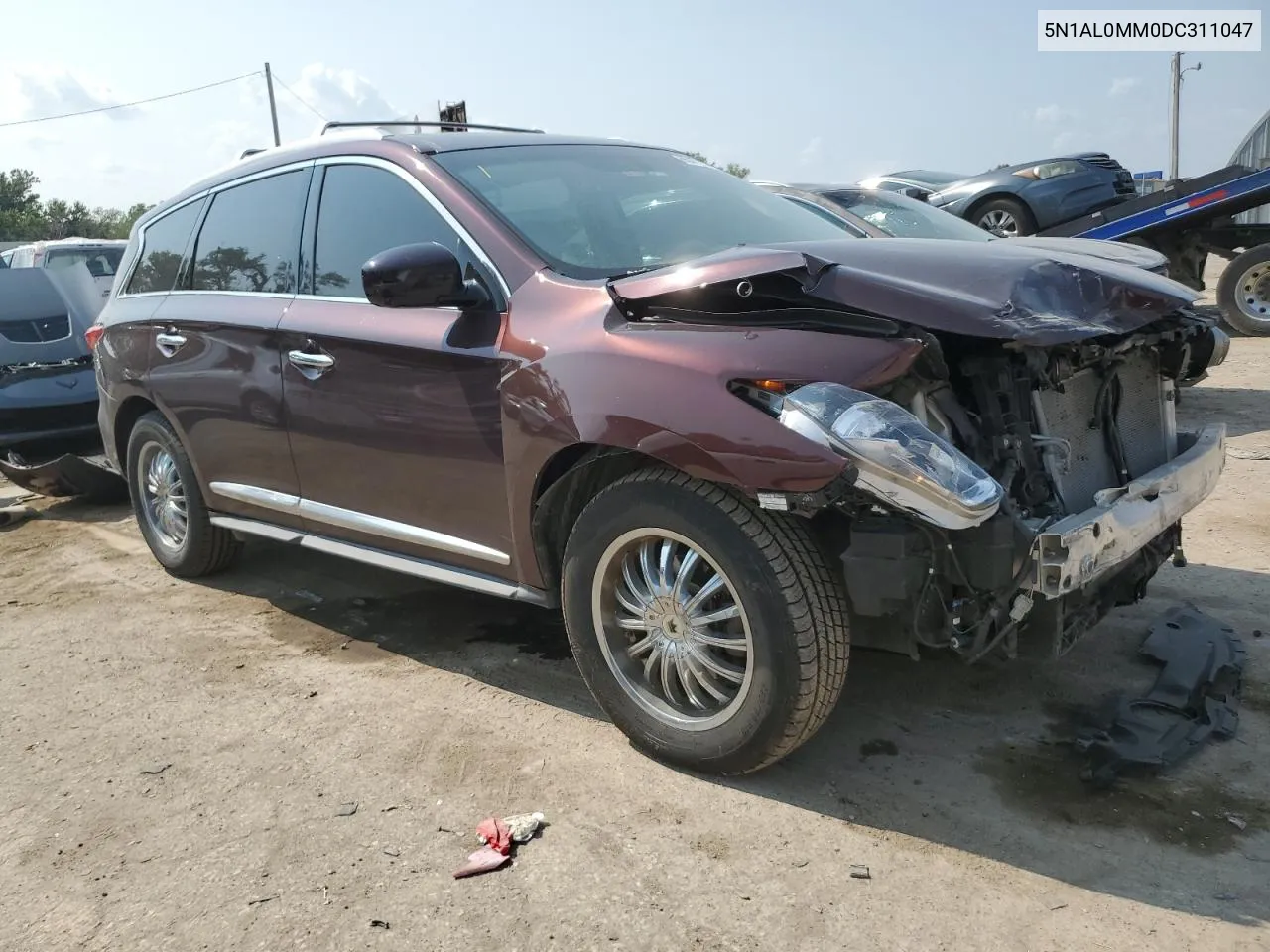 2013 Infiniti Jx35 VIN: 5N1AL0MM0DC311047 Lot: 65071224