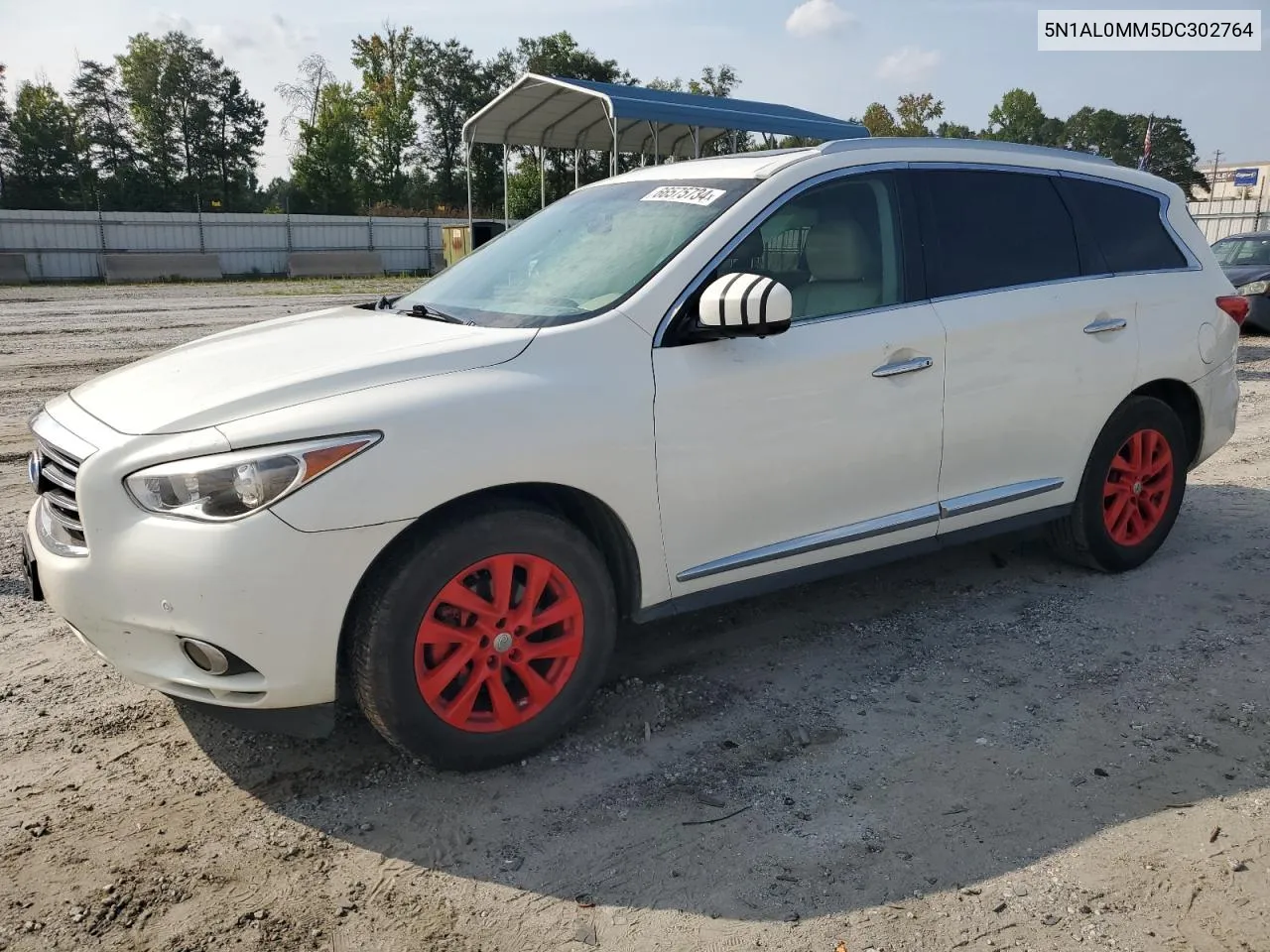 2013 Infiniti Jx35 VIN: 5N1AL0MM5DC302764 Lot: 66575734