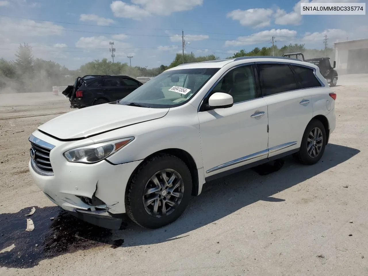 2013 Infiniti Jx35 VIN: 5N1AL0MM8DC335774 Lot: 66941554