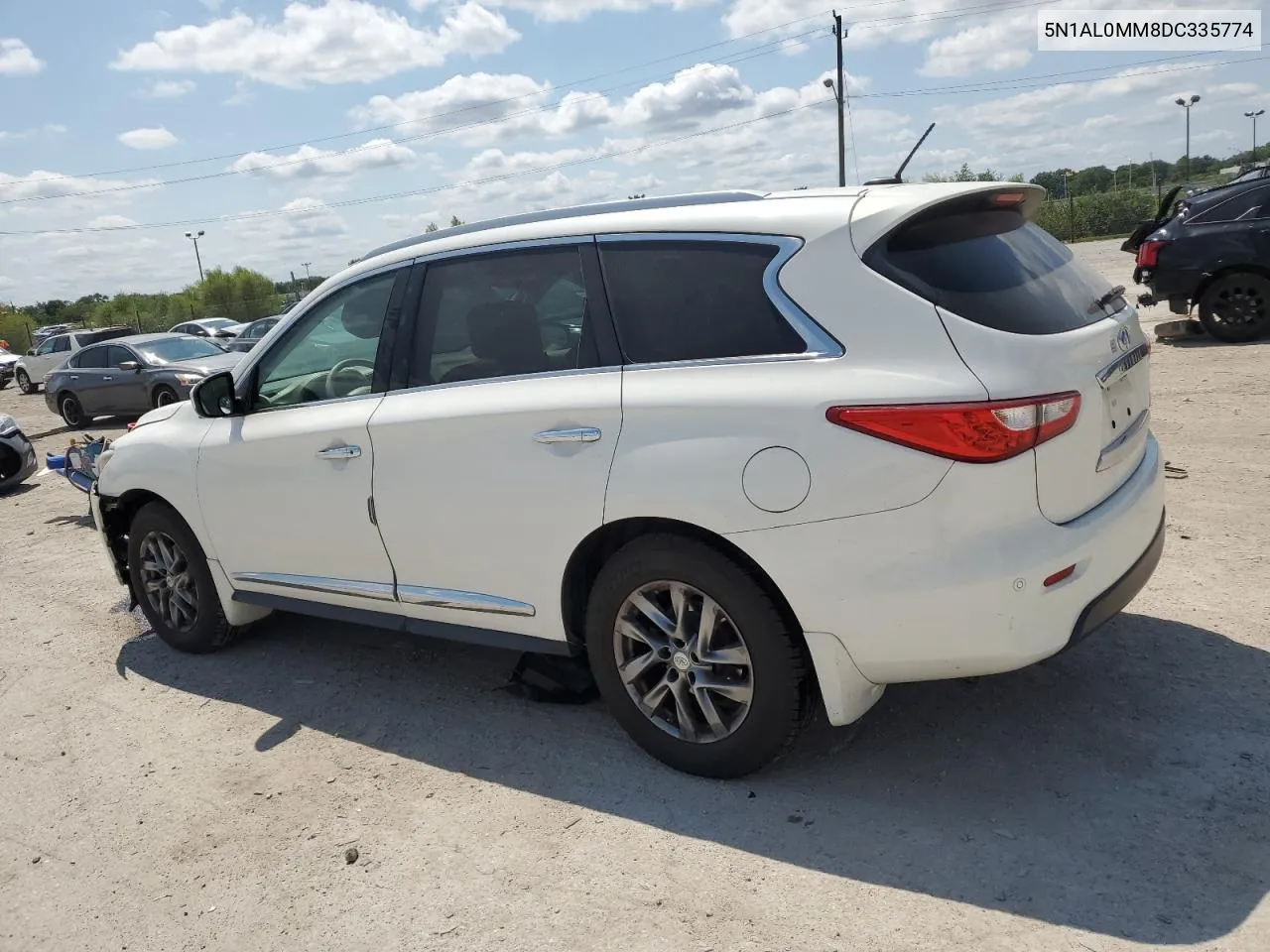 2013 Infiniti Jx35 VIN: 5N1AL0MM8DC335774 Lot: 66941554