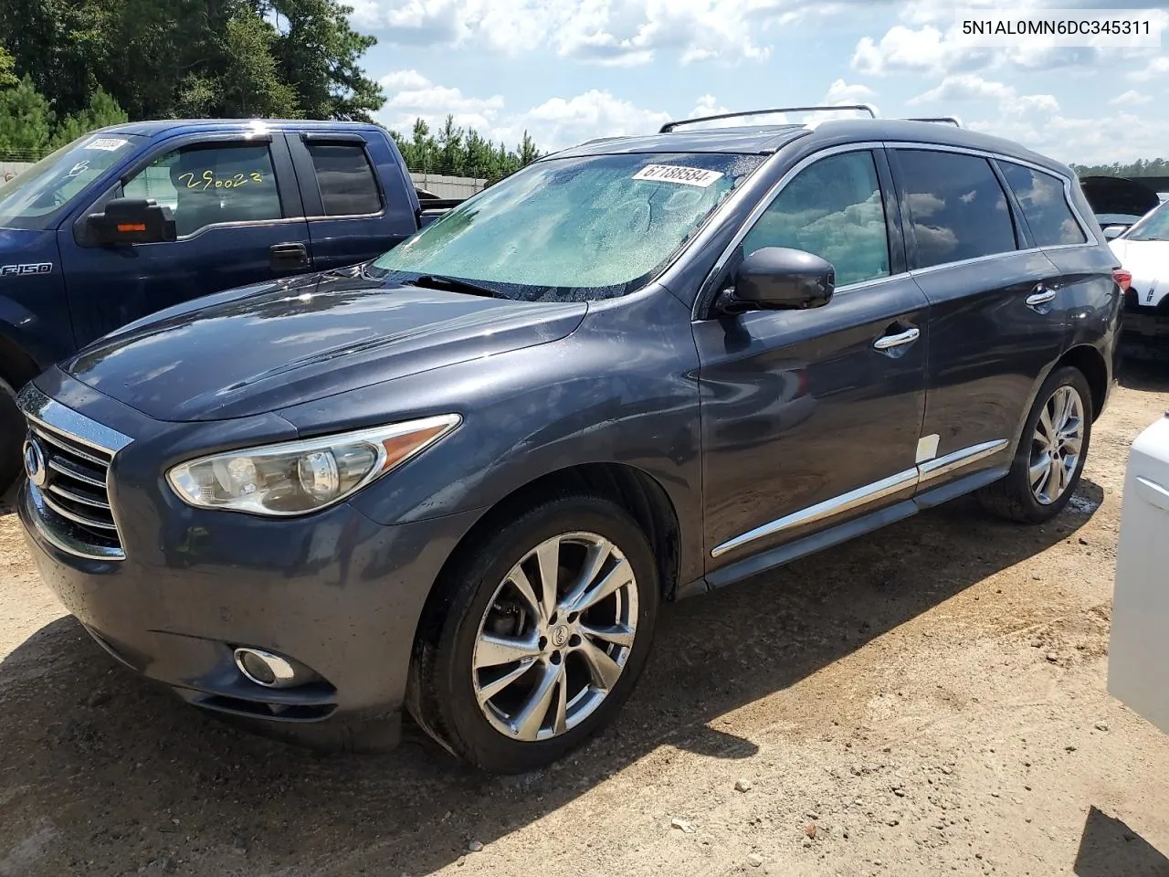 2013 Infiniti Jx35 VIN: 5N1AL0MN6DC345311 Lot: 67188584