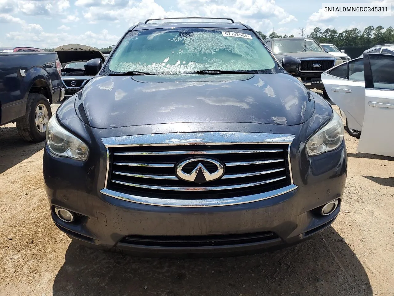 2013 Infiniti Jx35 VIN: 5N1AL0MN6DC345311 Lot: 67188584