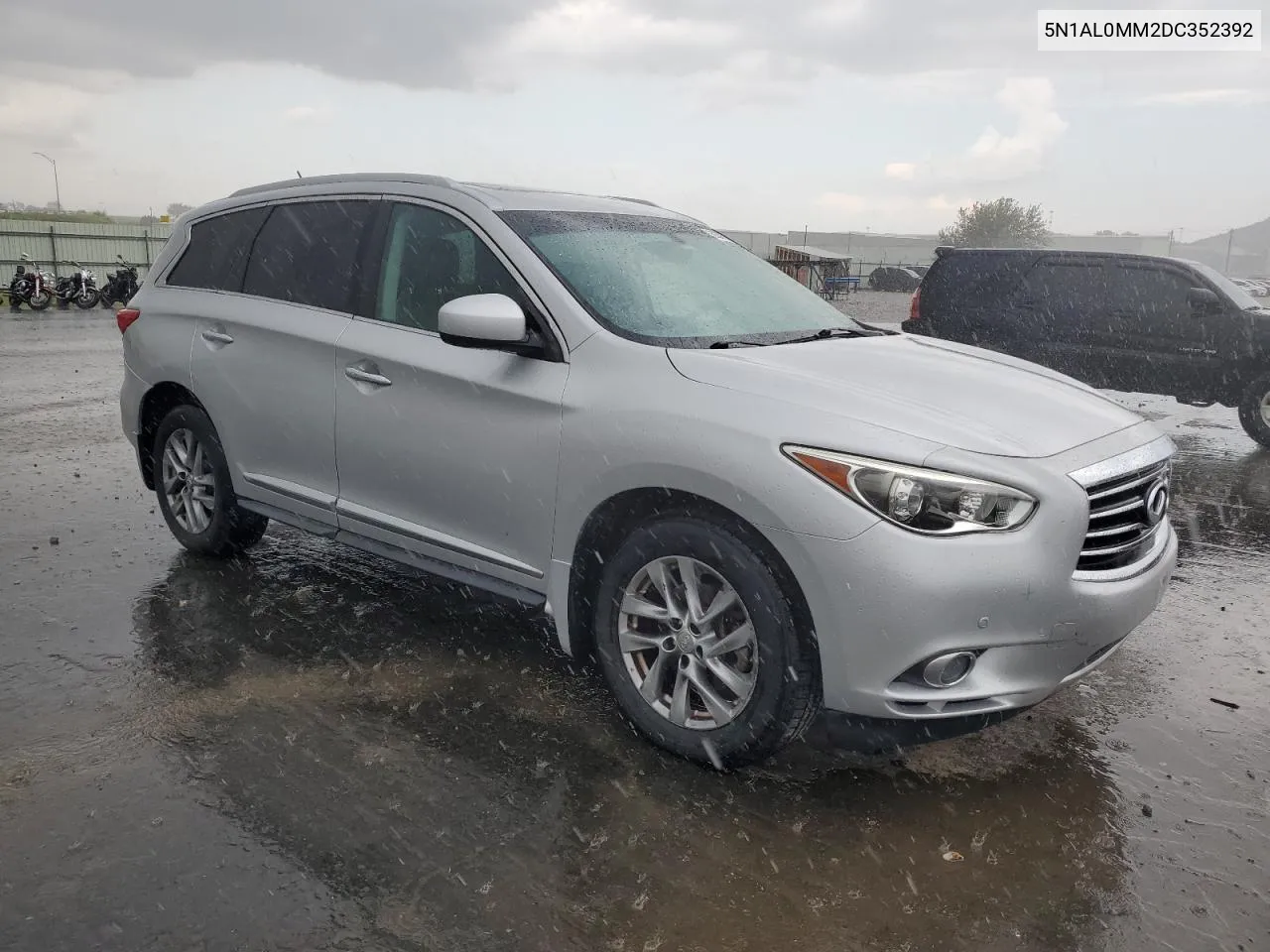 2013 Infiniti Jx35 VIN: 5N1AL0MM2DC352392 Lot: 69076274