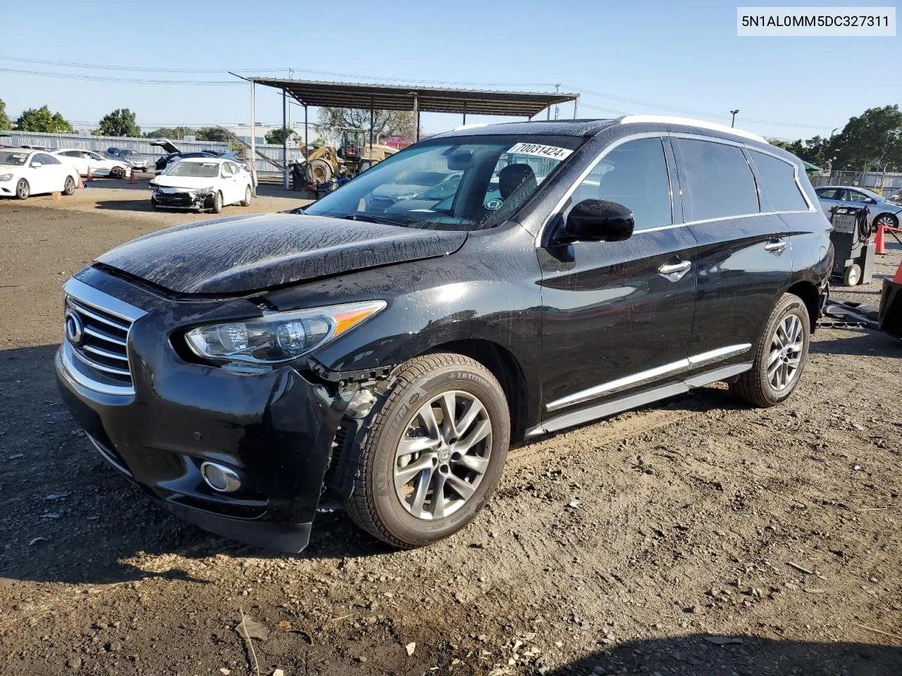 2013 Infiniti Jx35 VIN: 5N1AL0MM5DC327311 Lot: 70031424