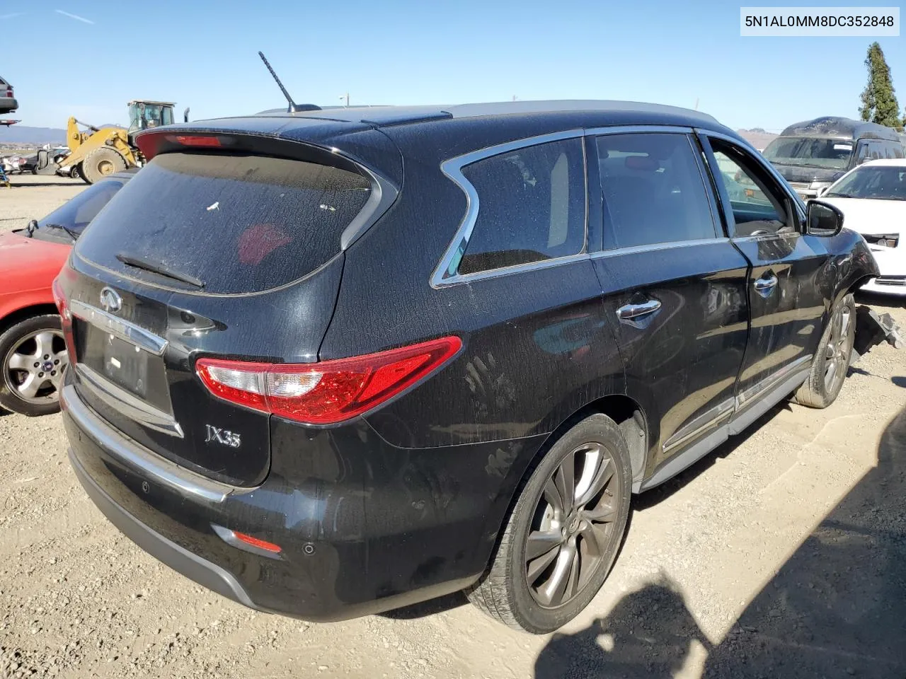 2013 Infiniti Jx35 VIN: 5N1AL0MM8DC352848 Lot: 70524754