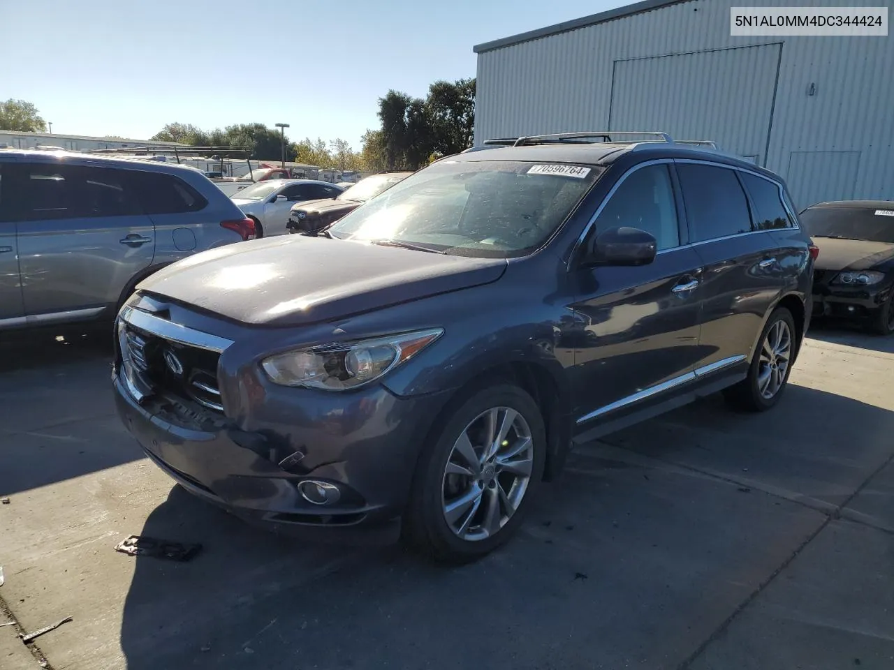 2013 Infiniti Jx35 VIN: 5N1AL0MM4DC344424 Lot: 70596764