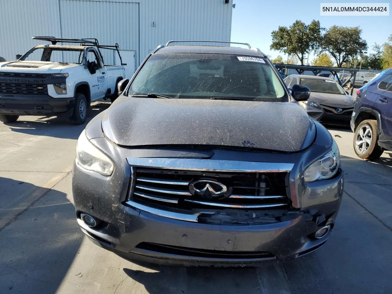 2013 Infiniti Jx35 VIN: 5N1AL0MM4DC344424 Lot: 70596764