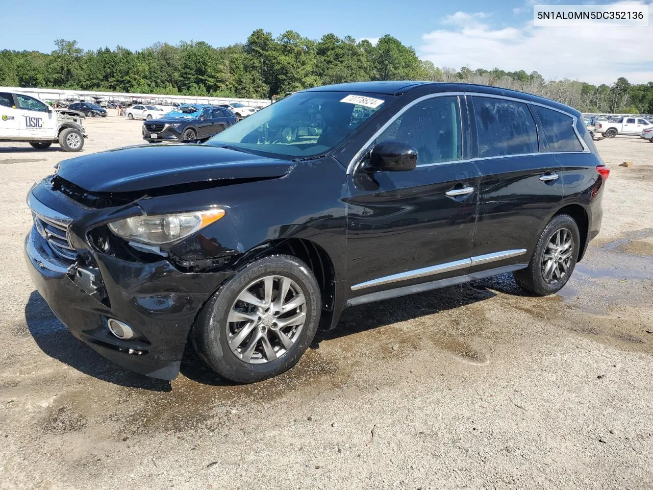 2013 Infiniti Jx35 VIN: 5N1AL0MN5DC352136 Lot: 70778624