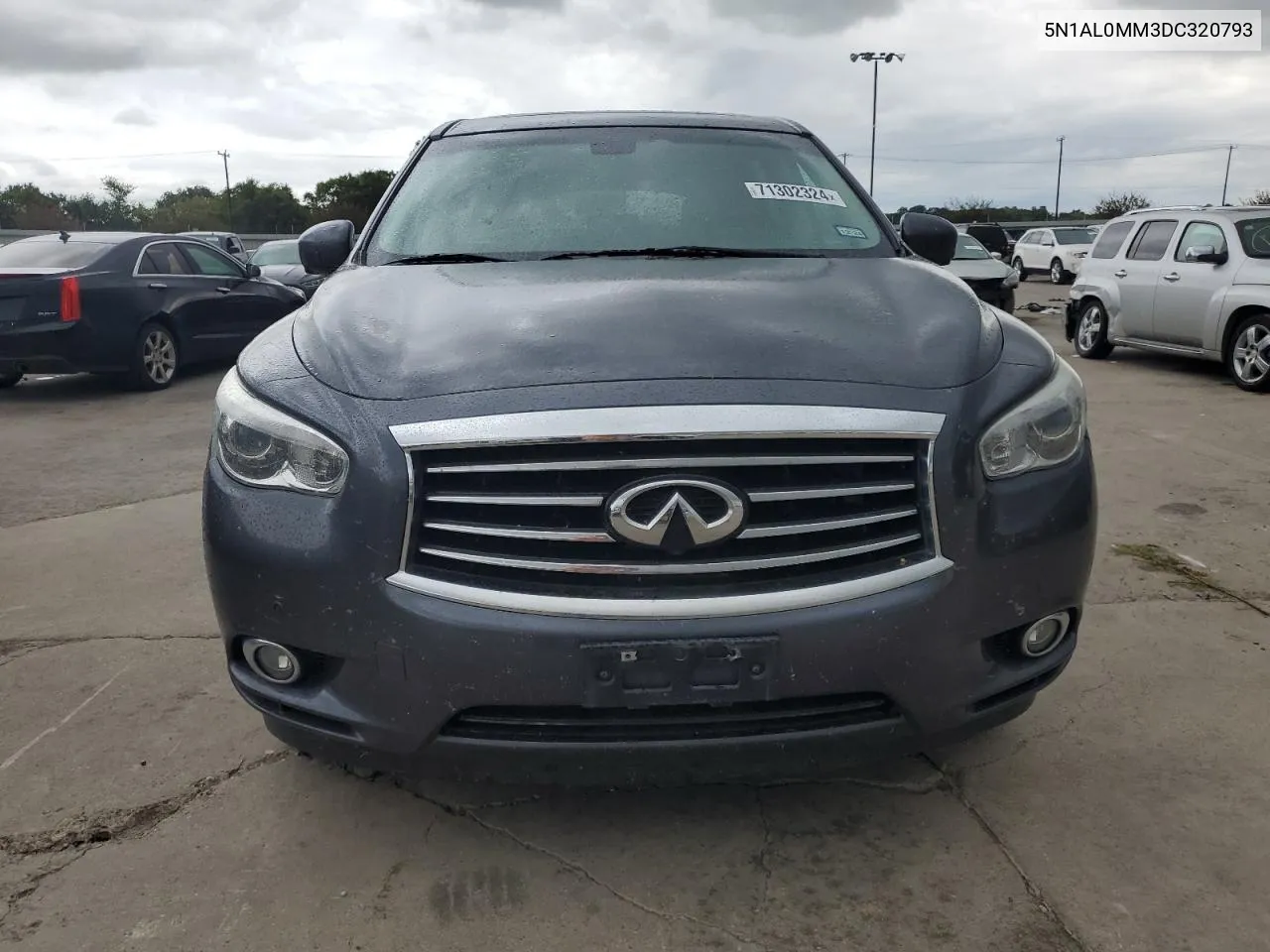 2013 Infiniti Jx35 VIN: 5N1AL0MM3DC320793 Lot: 71302324