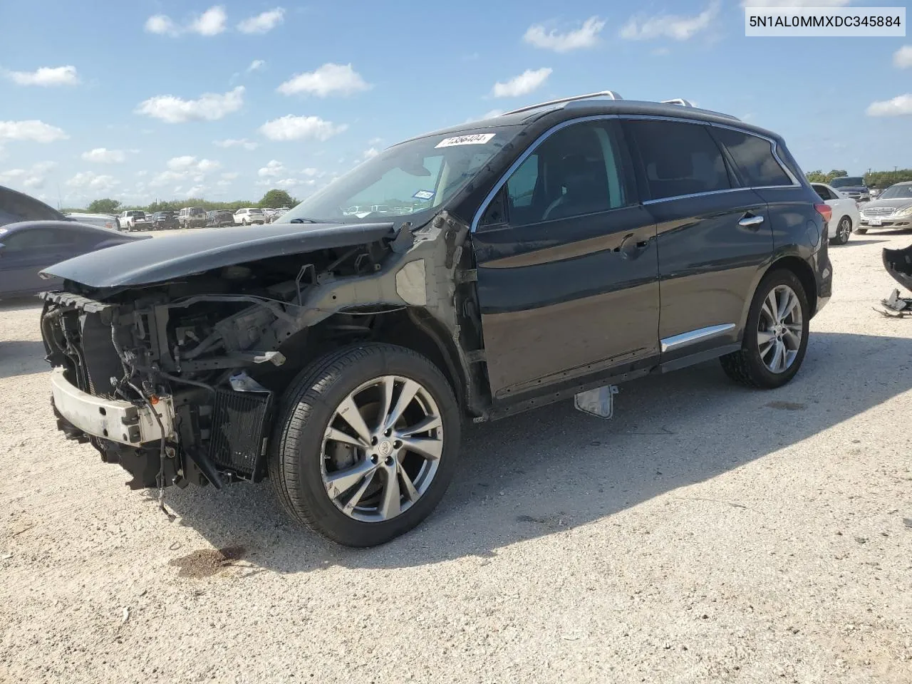 2013 Infiniti Jx35 VIN: 5N1AL0MMXDC345884 Lot: 71356404