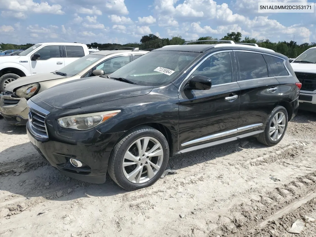 2013 Infiniti Jx35 VIN: 5N1AL0MM2DC353171 Lot: 71376964