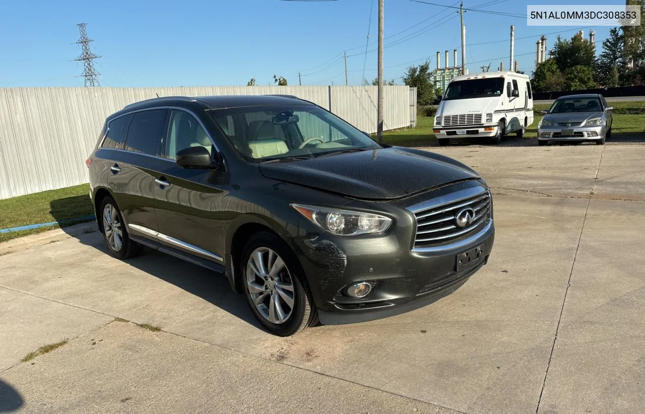 2013 Infiniti Jx35 VIN: 5N1AL0MM3DC308353 Lot: 72129394