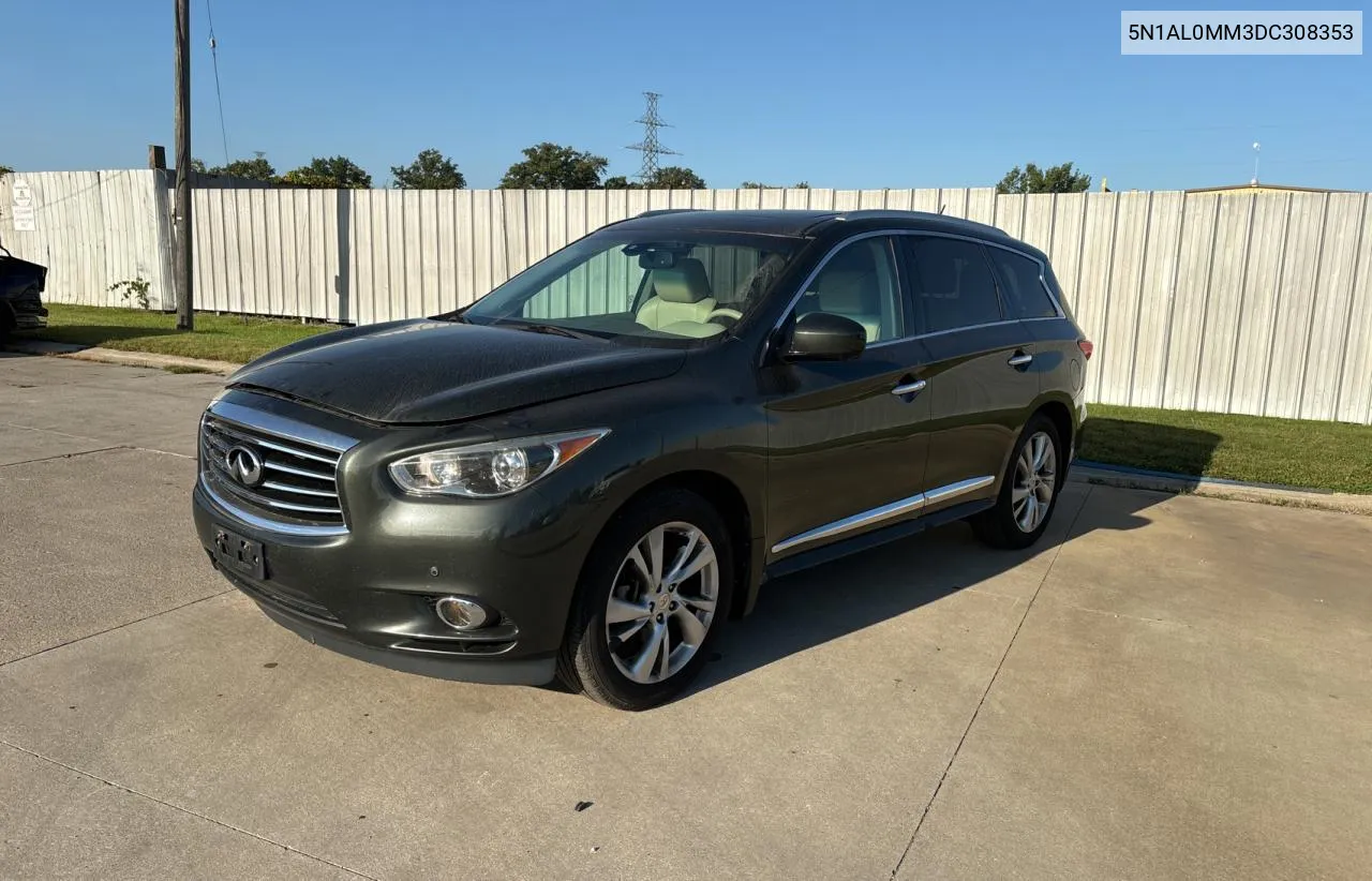 2013 Infiniti Jx35 VIN: 5N1AL0MM3DC308353 Lot: 72129394