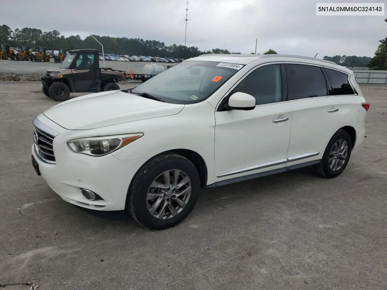 2013 Infiniti Jx35 VIN: 5N1AL0MM6DC324143 Lot: 72313904