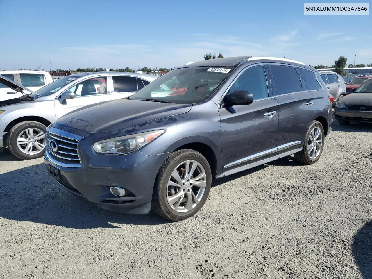 2013 Infiniti Jx35 VIN: 5N1AL0MM1DC347846 Lot: 72578124