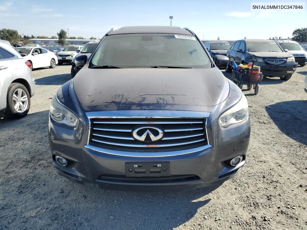 2013 Infiniti Jx35 VIN: 5N1AL0MM1DC347846 Lot: 72578124