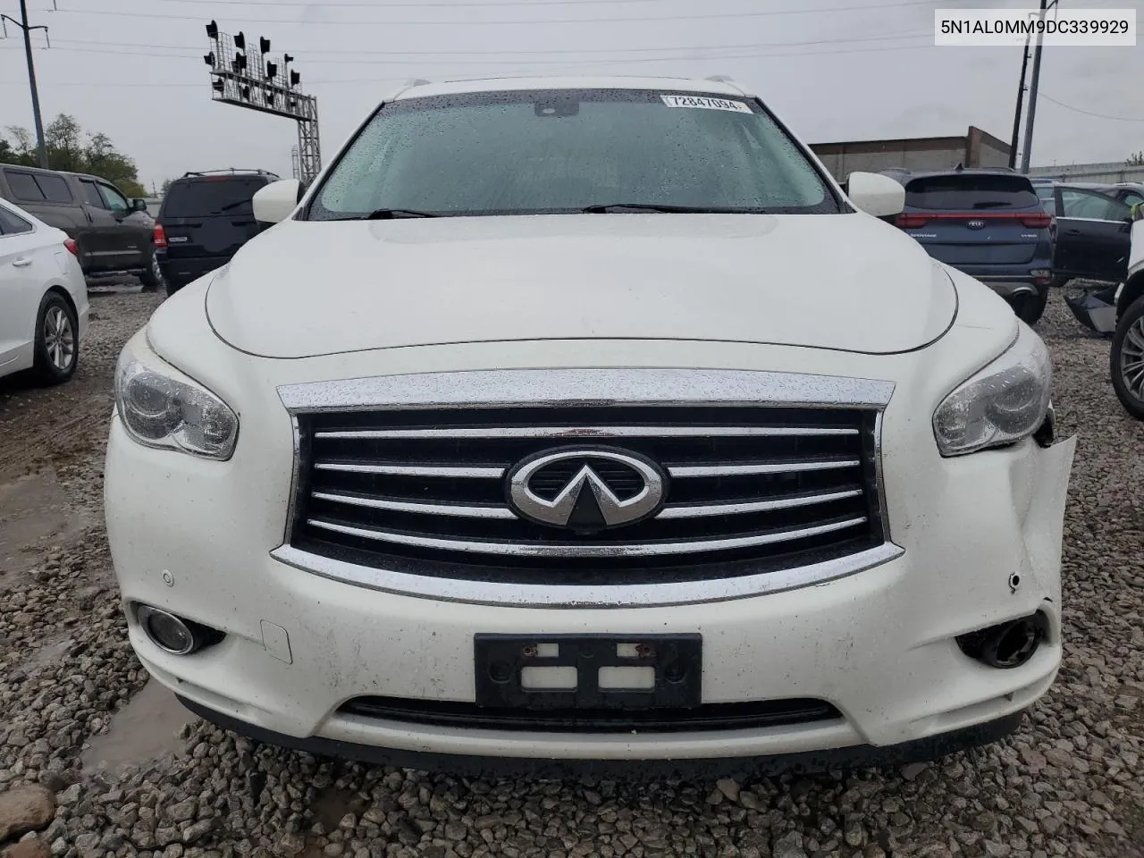 2013 Infiniti Jx35 VIN: 5N1AL0MM9DC339929 Lot: 72847094