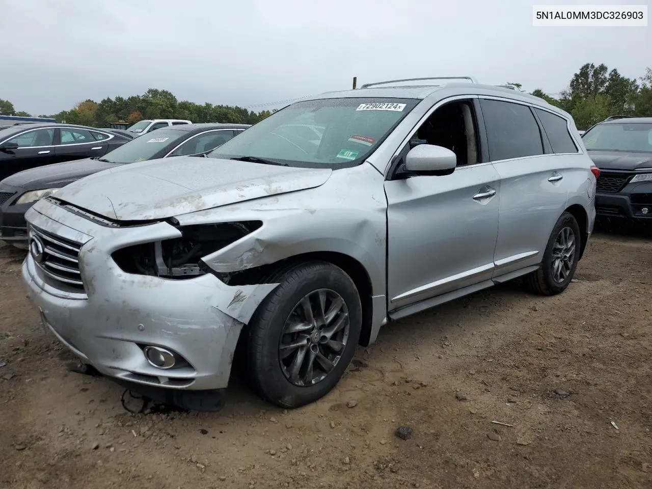 2013 Infiniti Jx35 VIN: 5N1AL0MM3DC326903 Lot: 72902124