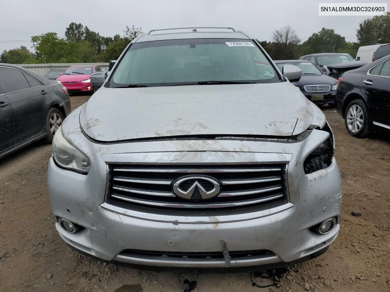 2013 Infiniti Jx35 VIN: 5N1AL0MM3DC326903 Lot: 72902124