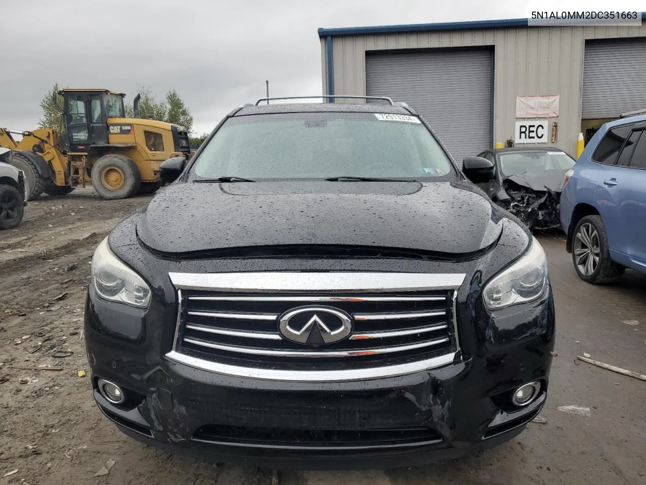 2013 Infiniti Jx35 VIN: 5N1AL0MM2DC351663 Lot: 72913334