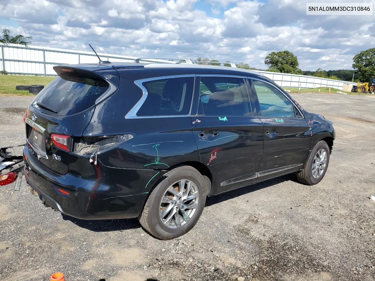 2013 Infiniti Jx35 VIN: 5N1AL0MM3DC310846 Lot: 72975974